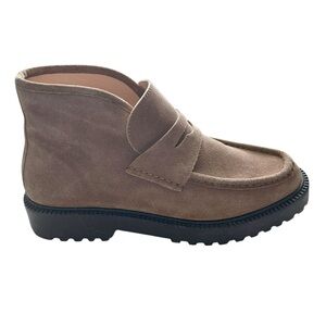 J. CREW Lug Sole Loafer Boots